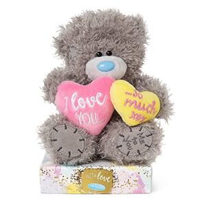 Me to You Tatty Teddy with 'I Love You So Much' Hearts with Plinth Gift Presentation - Official Collection