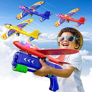 Doloowee 3 Pack Airplane Launcher Toys