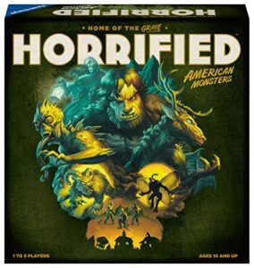 Ravensburger Horrified: American Monsters Strategy Board Game Kids and Adults Age 10 Years Up - 1 to 5 Players
