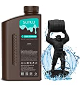 SUNLU Water Washable 3D Printer Resin, 1kg 405nm UV Fast Curing 3D Resin for 2K 4K 8K LCD DLP SLA...