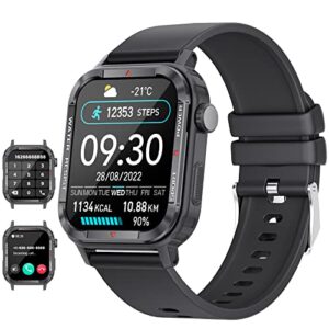 LIGE Smart Watch for Men Women (Dial&Answers)