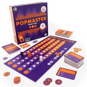 Ginger Fox Special Edition Official PopMaster Board Game - Based on the Fun Weekday Greatest Hits Radio Quiz Includes The Iconic 3-in-10 Question Round With The REAL Ken Bruce