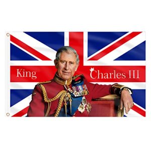 AhfuLife King Charles III Coronation Decoration 2023 Flags