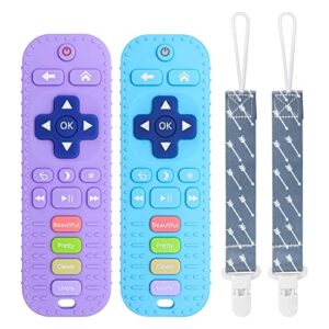 CLDY 2 Pack Silicone Teething Toys for Baby