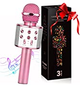 GeschenPark Microphone Kids, Kids Toys Age 3-12 year old boy gifts Toys Age 3-10 Presents for 3-1...