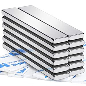 FINDMAG 12 Pack 60 x 10 x 3 mm Neodymium Magnets