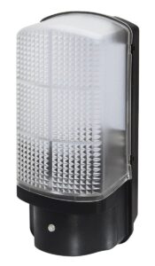 Long Life Lamp Company 7w LED Bulkhead Dusk to Dawn Sensor Security Light Very Bright 100w Output Cool White Ligh