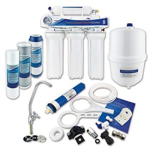 Finerfilters Reverse Osmosis Under Sink Drinking Water Filter System (50GPD) for Home Domestic