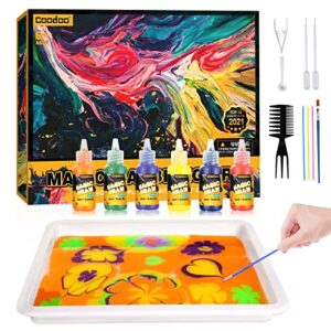Water Marbling Paint for Kids - Arts and Crafts for Girls & Boys Crafts Kits Ideal Gifts for Kids Age 6+ 8-12