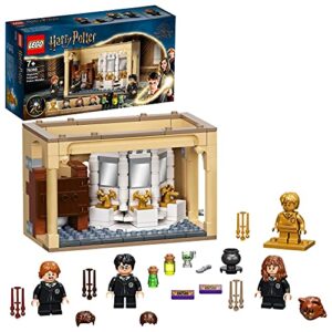 LEGO 76386 Harry Potter Hogwarts: Polyjuice Potion Mistake Buildable Castle Toy with 20th Anniversary Golden Minifigure