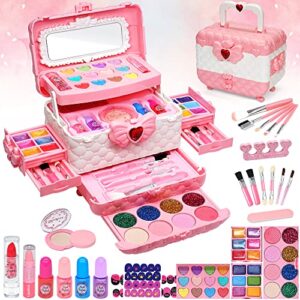 Kids Makeup Sets For Girls - Children Makeup Sets For Girls Washable Make Up Set