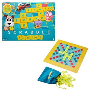 Scrabble Junior Kids Crossword Game with 2-Games-In-1