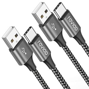 RAVIAD USB C Cable [2Pack 2M]