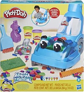 Play-Doh Zoom Zoom Vacuum and Clean-up Toy with 5 Colours