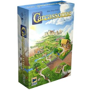 Z-Man Games | Carcassonne | Board Game | Ages 7+ | 2-5 Players | 45 Minutes Playing Time