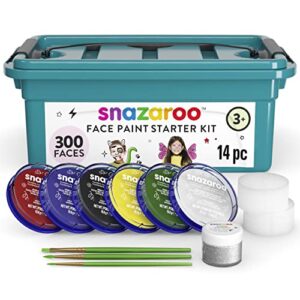 Snazaroo Face Paint Mini Starter Kit for Kids and Adults