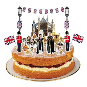 Mayoii 13Pcs Coronation Cake Toppers