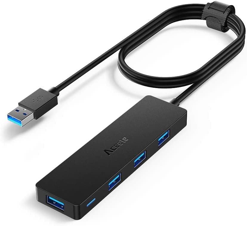 Aceele USB Hub 3.0 With Extended 120cm Cable