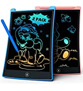 TEKFUN 12inch LCD Writing Tablet for Kids Adults, Erasable Drawing Tablet with Stylus Lanyard Wri...