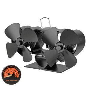 Fireplace Stove Fan 8-Blades