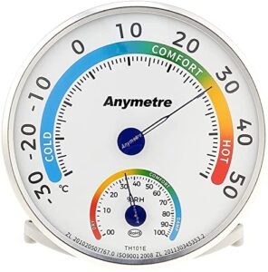 Temperature Humidity Meter Indoor Outdoor Hygrometer Thermometer Analog Monitor Baby Room Greenhouse