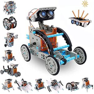 AceLife STEM Solar Robot Toy 12-in-1 Educational Science Kit DIY Building Toy Construction Engineering Set for Kids Age 8-12 Boys & Girls Birthday