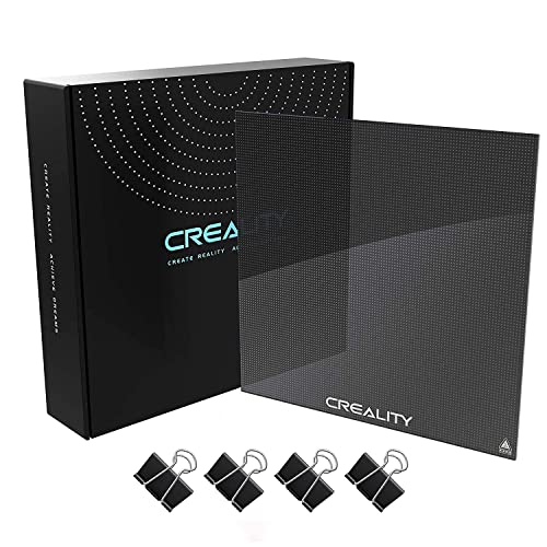 Creality Ender 3 Glass Bed Upgraded 3D Printer Tempered Glass Plate Build Surface for Ender 3/Ender 3 Pro/Ender 3 V2/Ender 5