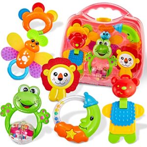 HERSITY Baby Rattle Toys 0-6 Months