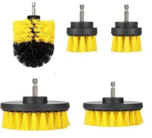 Drill Brushes Brush Attachment - 5 Pack Electric Drill Brush Kit - Great for Pool Tile