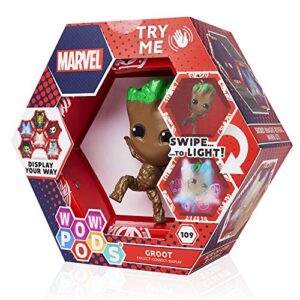 WOW! PODS Avengers Collection - Groot | Superhero Light-Up Bobble-Head Figure | Official Marvel Toys