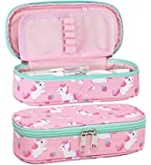Bagseri Pencil Case for Girls, Large Pencil Case Cute Pencil Case with Zip Closure for Kids Girls...