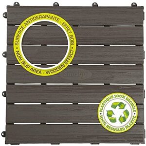 SMOBY Set de 6 dalles 45 x 45 cm - plancher maiso