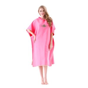 Microfiber Surf Beach Towel Poncho for Adults