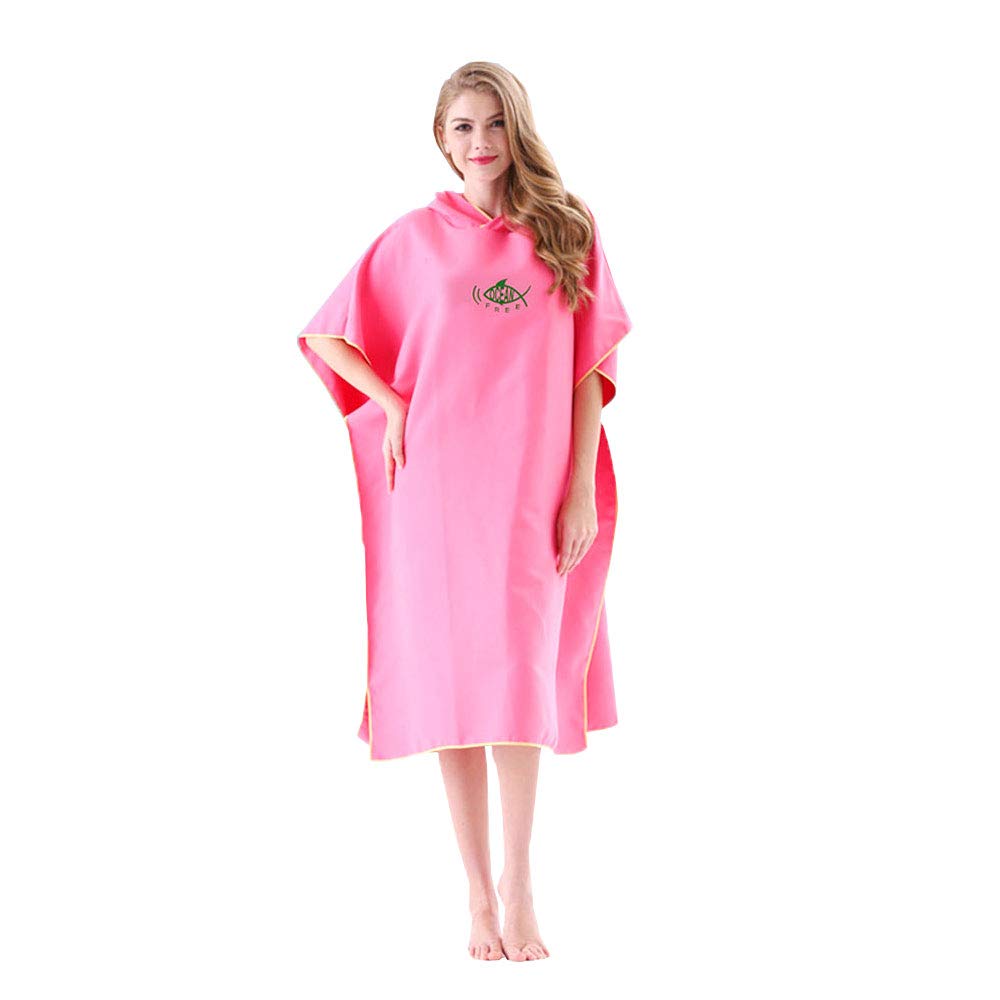 Microfiber Surf Beach Towel Poncho for Adults