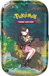 Pokémon TCG: Crown Zenith Mini Tin – Marnie & Morpeko (2 Booster Packs & 1 Pokémon Art Card)