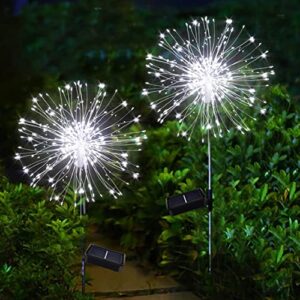yowin 2 Pack Solar Firework Lights 120 LED Starburst Lights
