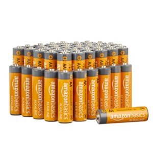 Amazon Basics AA 1.5 Volt Performance Alkaline Batteries - Pack of 48 (Appearance may vary)