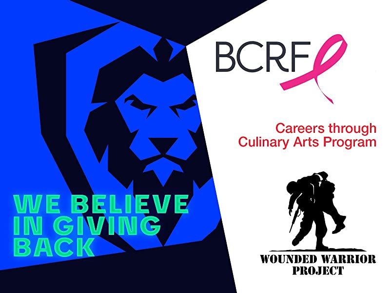 Dalstrong gives back. BCRF, WWP, CCAP