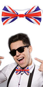 Union Jack Bow Tie