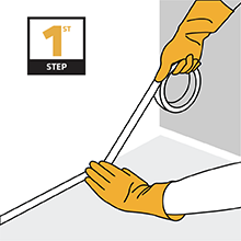 General Purpose Silicone Sealant application
