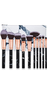 makeup brushes with bag