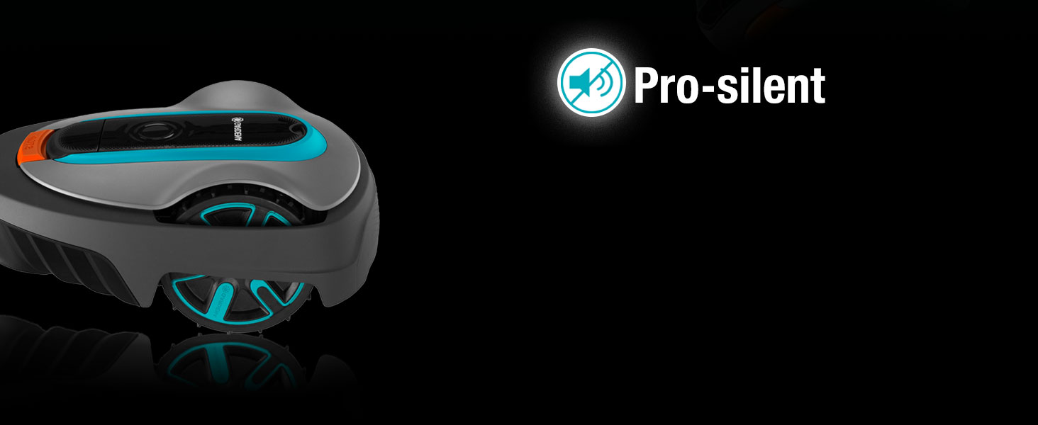 quiet, robotic lawnmower, city, Sileno,pro-silent