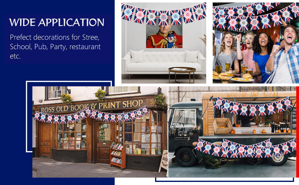  King Charles III Coronation Bunting With Official Coronation Logo