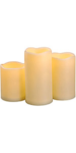 3 pcs timer candles