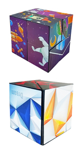 2Pc Magic Space Diamond Cube