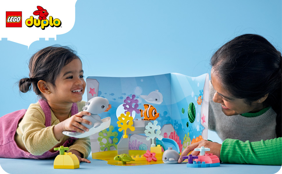 LEGO DUPLO animals set, toys for 2 year olds, Educational toys, Toys for toddlers, playmat