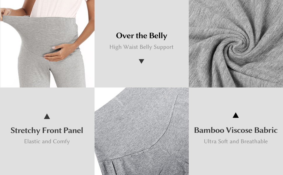 Bamboo Maternity Shorts