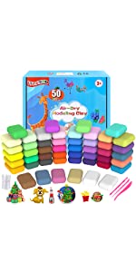 50 Colors Air Dry Clay