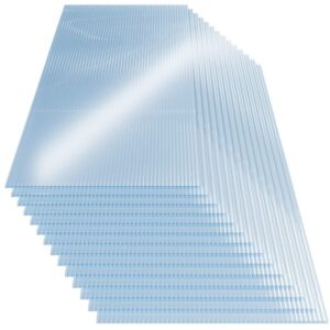 Deuba 14x Polycarbonate Twin Wall Sheets 4mm 10.25 m² Double Wall Roofing Greenhouse Clear Multi Panels Plastic Outdoor Canopy Cold Frame