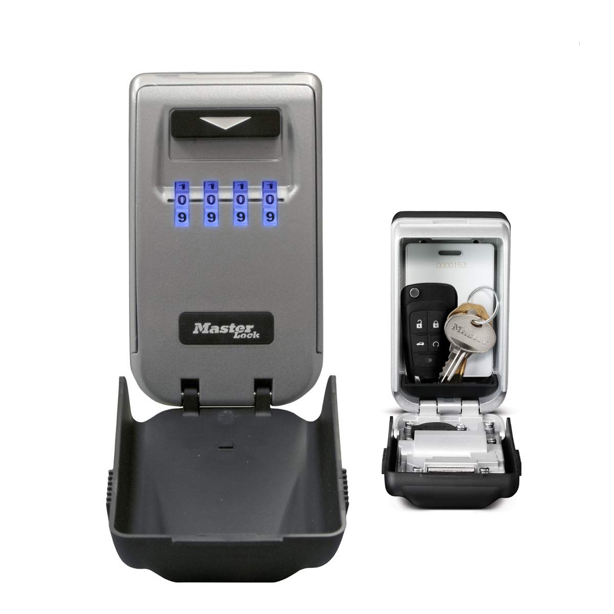 MASTER LOCK Light Up Dial Key Safe [Medium Size] [Wall mounted] [Outdoor] - 5425EURD - Key Lock Box